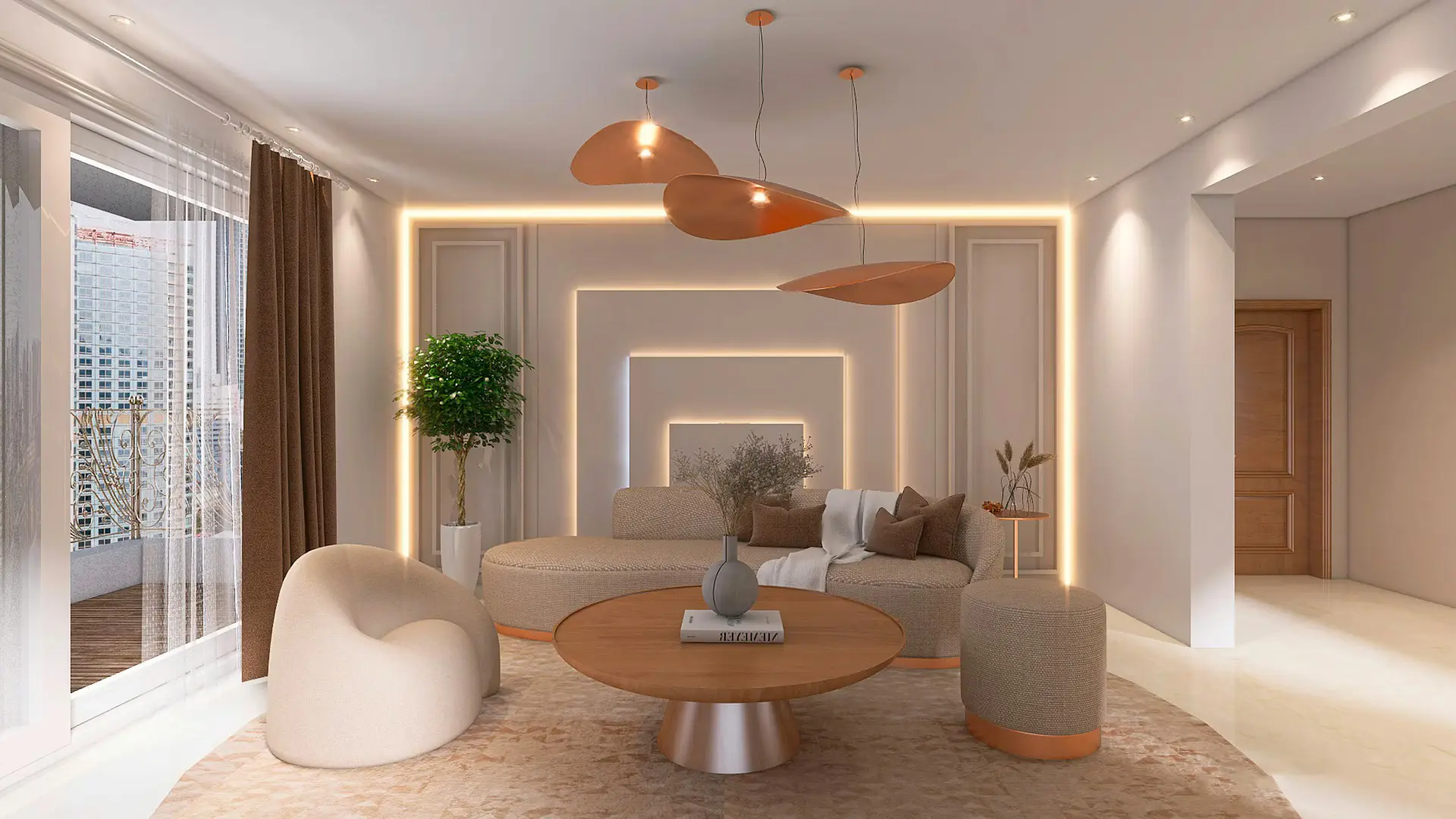 Warm Cove Lighting